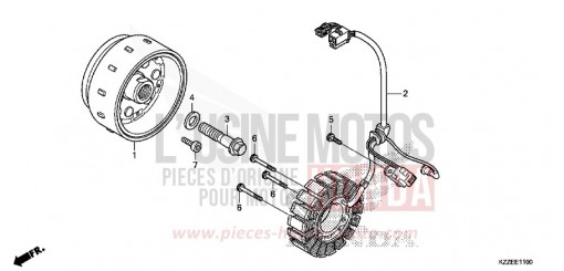GENERATRICE CRF250RLAH de 2017
